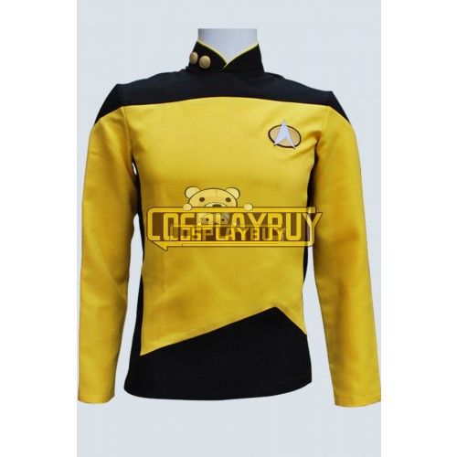 Star Trek TNG Gold Yellow Shirt