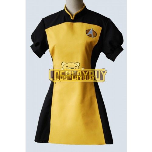 Star Trek TNG Black Yellow Uniform