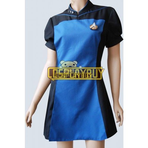 Star Trek TNG Teal Skant Black Blue Uniform