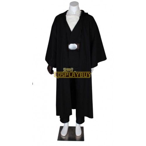 Star Wars The Last Jedi Luke Skywalker Black Cosplay Costume