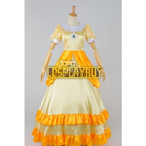 Super Mario Bros Cosplay Daisy Dress