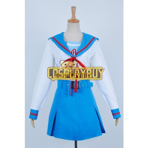 Haruhi Suzumiya Cosplay Haruhi Suzumiya Long Sleeves Uniform