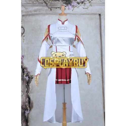 Sword Art Online Cosplay Asuna Yuuki Dress Costume
