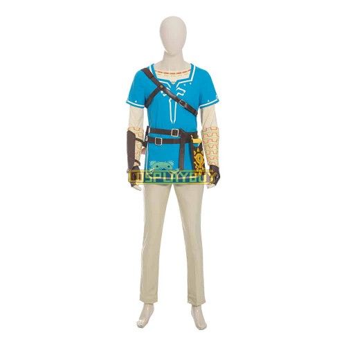 The Legend of Zelda: Breath of the Wild Link Cosplay Costume Version 2