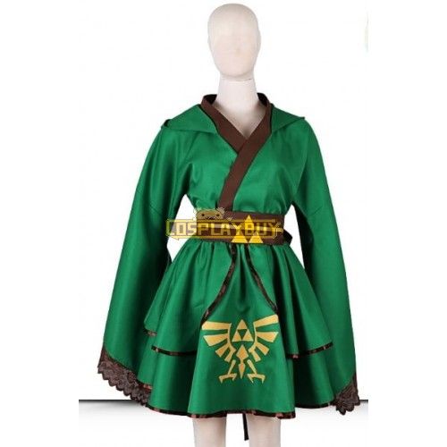 The Legend of Zelda Link Female Cosplay Costume