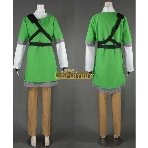 The Legend of Zelda Skyward Sword Link Cosplay Costume