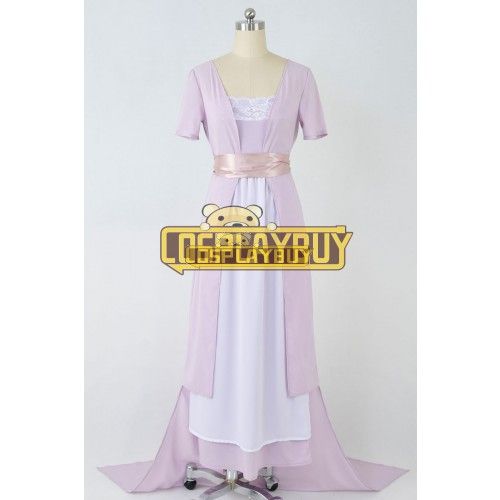 Titanic Costume Rose Purple Coat Dress