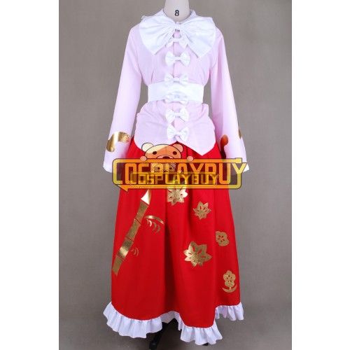 Touhou Project Cosplay Kaguya Houraisan Dress