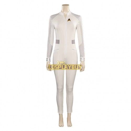 TV Star Trek: Strange New Worlds Season 2 La'an Noonien-Singh White Bodysuit Outfits Cosplay Costume Suit