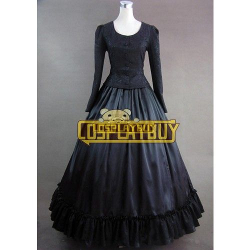 Victorian Lolita Civil War Brocaded Gothic Lolita Dress