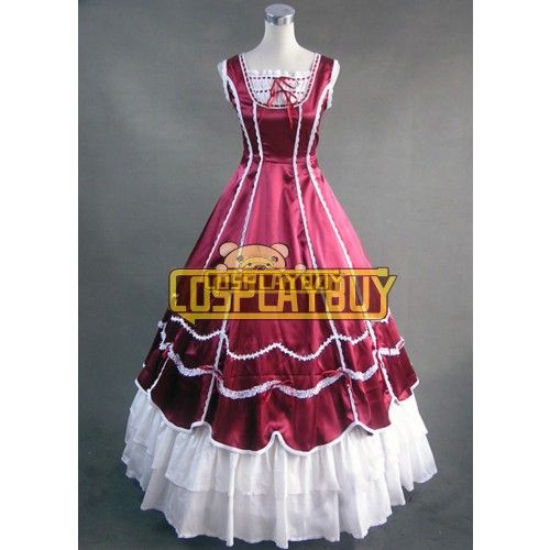 Victorian Lolita Civil War Southern Belle Gothic Lolita Dress White