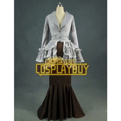 Victorian Lolita Edwardian Bustle Tea Party Punk Lolita Dress