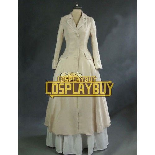 Victorian Lolita Edwardian Coat Jacket Punk Lolita Dress Beige