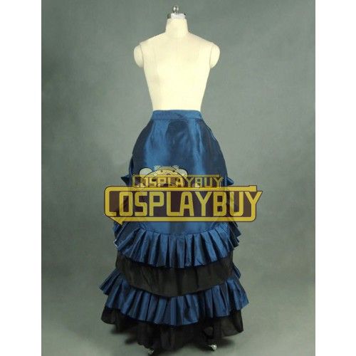 Victorian Lolita Edwardian French Bustle Skirt Gothic Lolita Dress