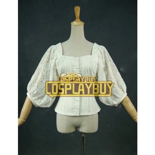 Victorian Lolita Equestrian Feminine Balloon Blouse Punk Lolita Dress