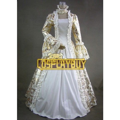 Victorian Lolita Georgian Reenactment Gothic Dress White
