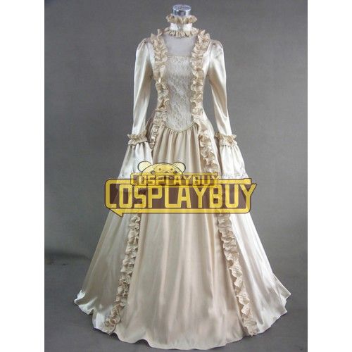 Victorian Lolita Georgian Reenactment Gothic Lolita Dress Beige