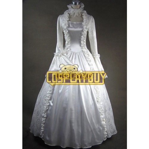 Victorian Lolita Georgian Reenactment Gothic Lolita Dress White