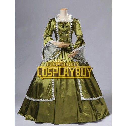 Victorian Lolita Marie Antoinette Gothic Lolita Dress Olive