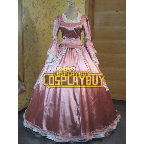 Victorian Lolita Marie Antoinette Satin Gothic Lolita Dress