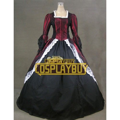 Victorian Lolita Marie Antoinette Wedding Gothic Lolita Dress Red