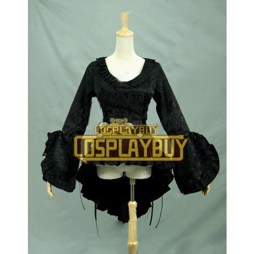 Victorian Lolita Reenactment Bodice Blouse Theatrical Gothic Lolita Dress