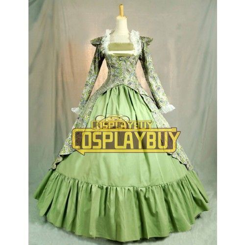 Victorian Lolita Reenactment Stage Punk Lolita Dress Grass Floral