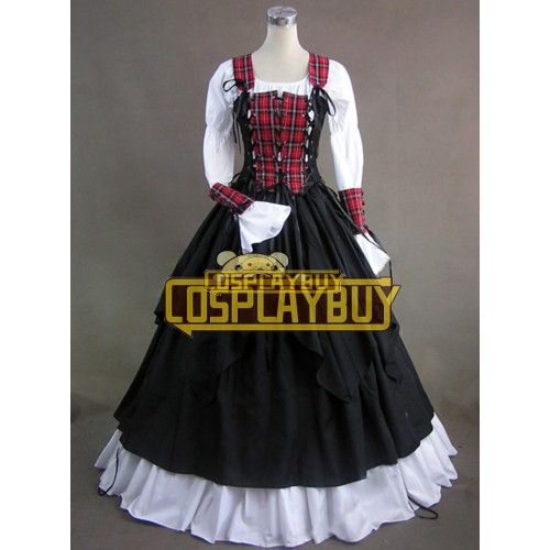 Victorian Lolita Renaissance Pirate Wench Gothic Lolita Dress