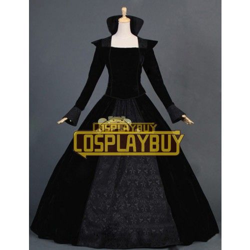 Victorian Lolita Renaissance Regal Queen Gothic Lolita Dress Black