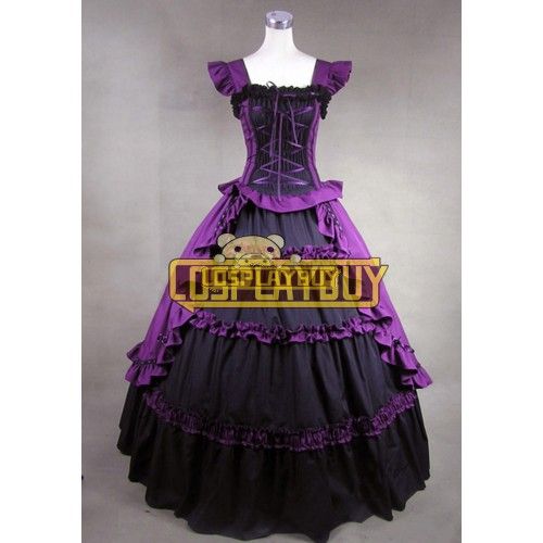 Victorian Lolita Ruffle Princess Gothic Lolita Dress Purple