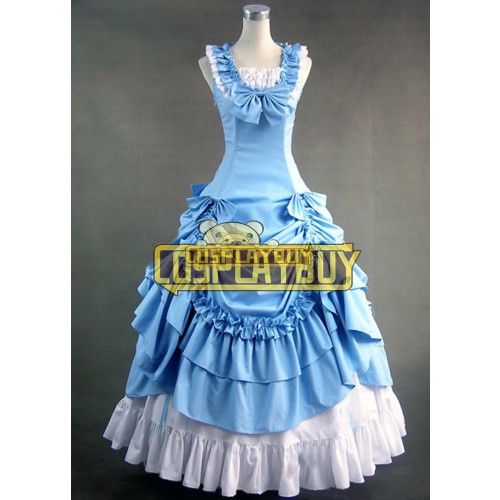 Victorian Lolita Southern Belle Formal Gothic Lolita Dress Light Blue