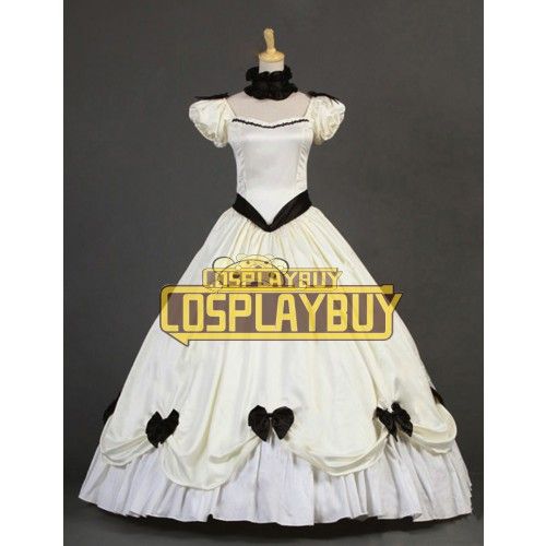 Victorian Lolita Southern Belle Princess Gothic Lolita Dress White