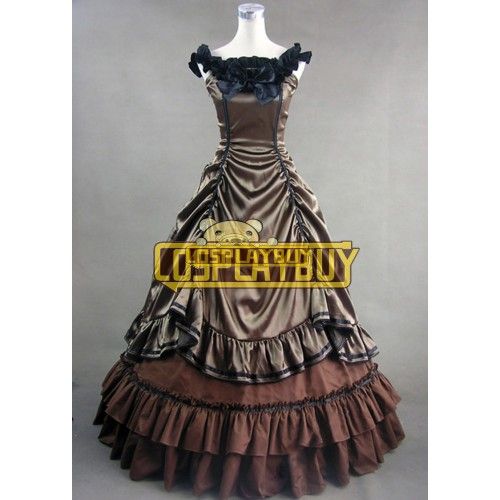 Victorian Lolita Southern Belle Wedding Gothic Lolita Dress Bronze