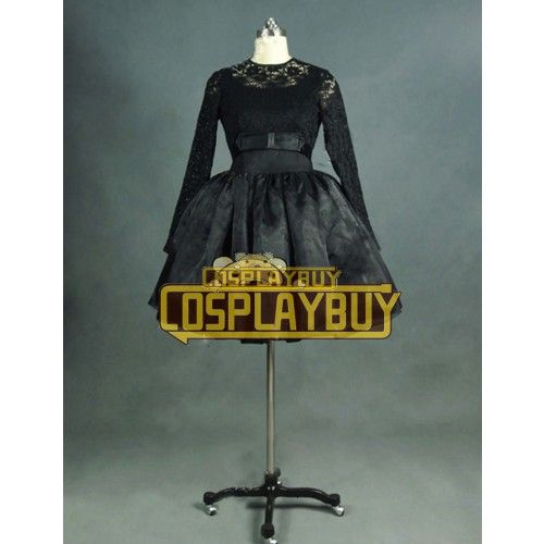 Victorian Lolita Steampunk Black Gothic Lolita Dress