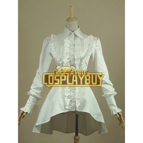 Victorian Lolita Steampunk Romantic Ruffle Blouse Gothic Lolita Dress