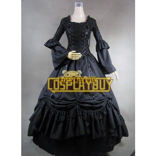 Victorian Lolita Sweet Ribbon Gothic Lolita Dress 