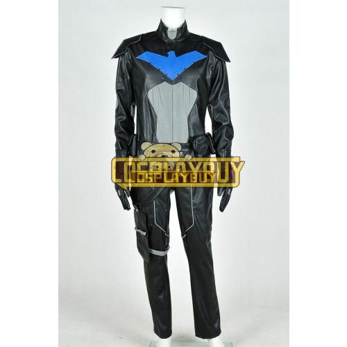 Young Justice Cosplay Nightwing Black Jumpsuit