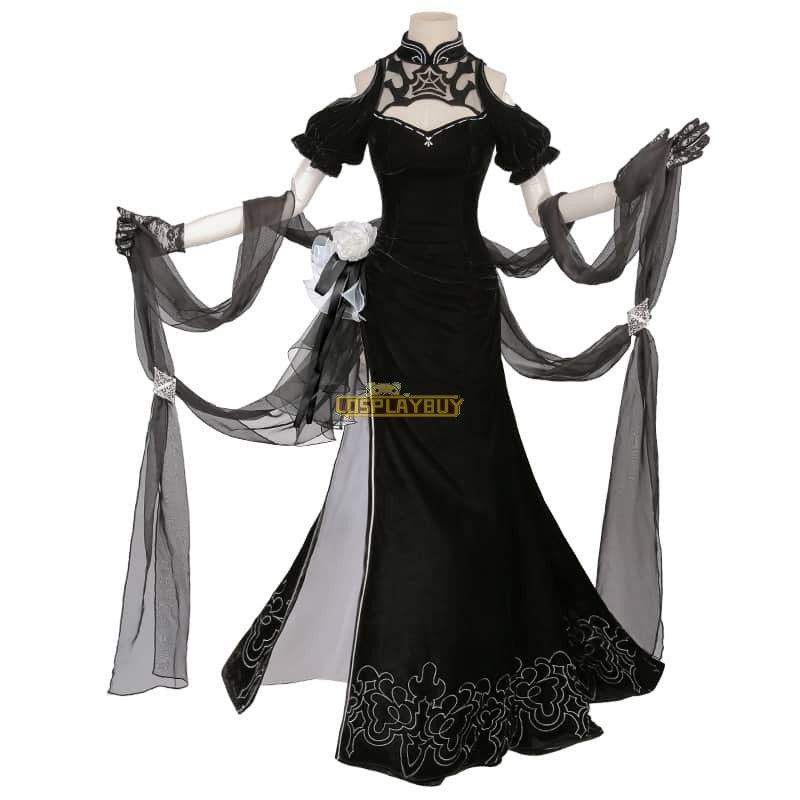 Nier Automata 2B Chinese Style Cheongsam Costume Cosplay Buy UK