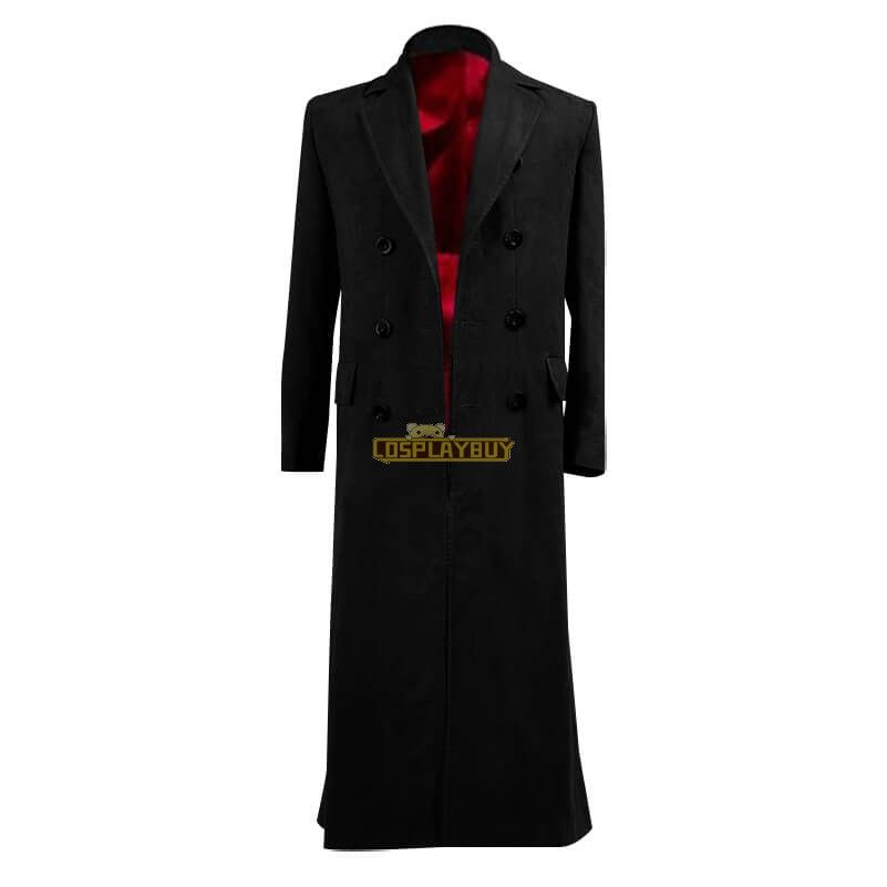 Doctor Who 10th Doctor Black Coat Tenth Doctor Coat Costume Trench Coat ...