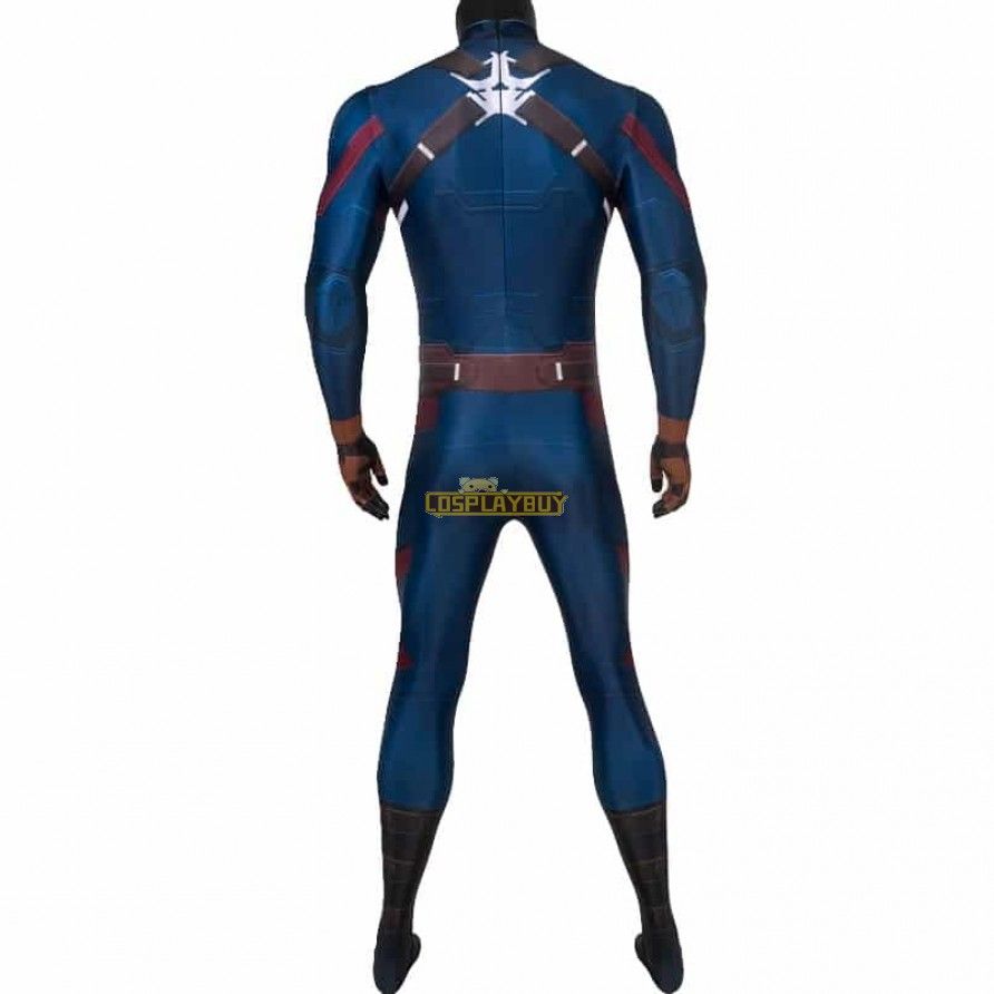 Avengers Endgame Captain America Steve Rogers Jump Costume Cosplay Buy UK