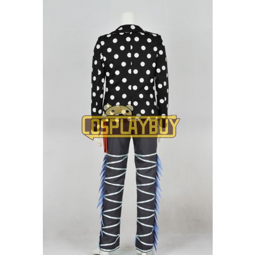 One Piece Cosplay Costume Killer White Polka Dot Uniform