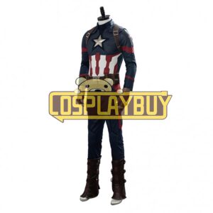 Cosplay Captain America Costume From Avengers 4 Endgame Steve Rogers