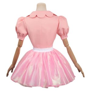 2023 Barbie Margot Robbie Barbie Pink Hat Dress Set Yarn TuTu Skirt Cosplay Costume