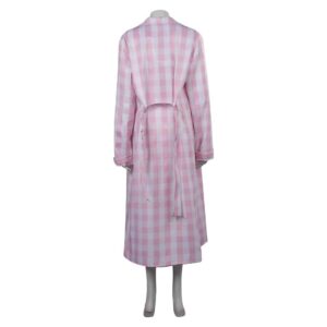 2023 Barbie Margot Robbie Barbie Pink Plaid Set Cosplay Costume