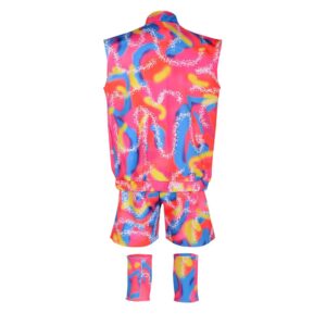 2023 Barbie Movie Ken Cosplay Costume Retro Sprotwear