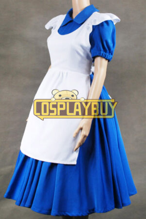 Alice In Wonderland Blue Maid Dress