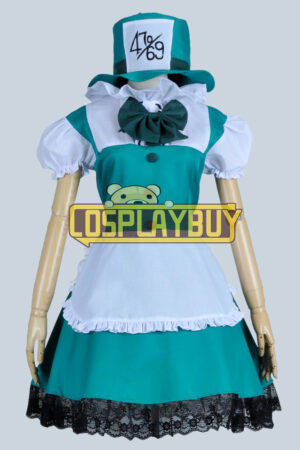 Alice In Wonderland Mad Hatter Maid Dress
