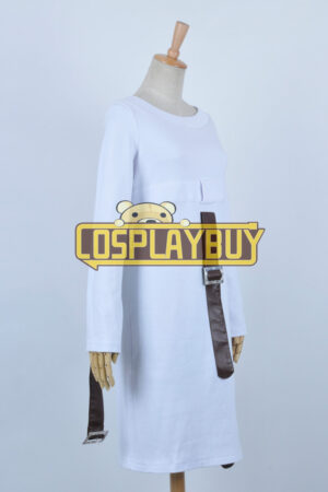 Alice Madness Returns Cosplay White Dress Leather Belts