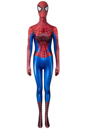 Amazing Spider-Man 2 Peter Parker Tobey Maguire Jump Cosplay Costume