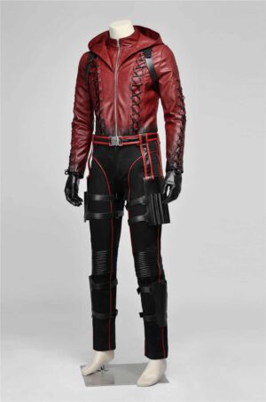 Arrow 3 Red Arrow Roy Harper Arsenal Cosplay Costume V1